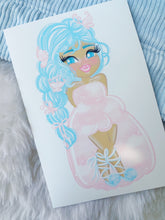 Load image into Gallery viewer, Candy Clouds Chibi Glossy Print
