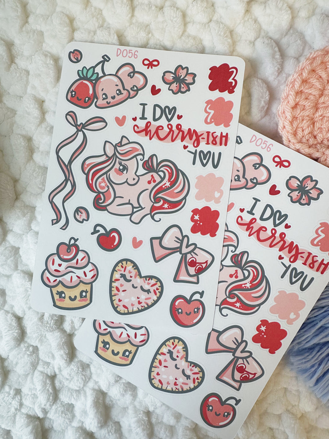 D056 - I Do Cherry-ish You Sticker Sheet