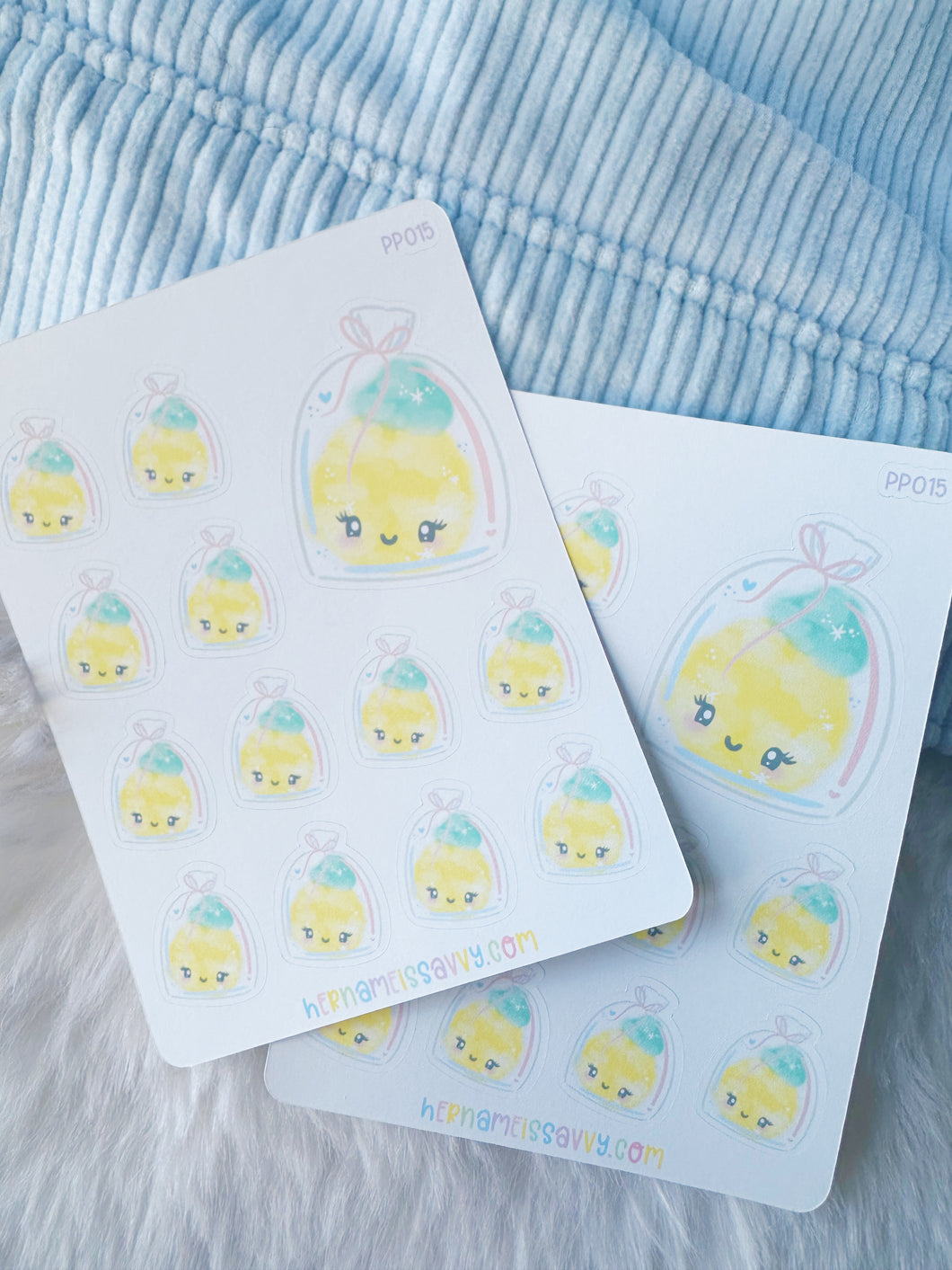 PP015 - Cotton Candy Bag Pihaaloha Sticker Sheet