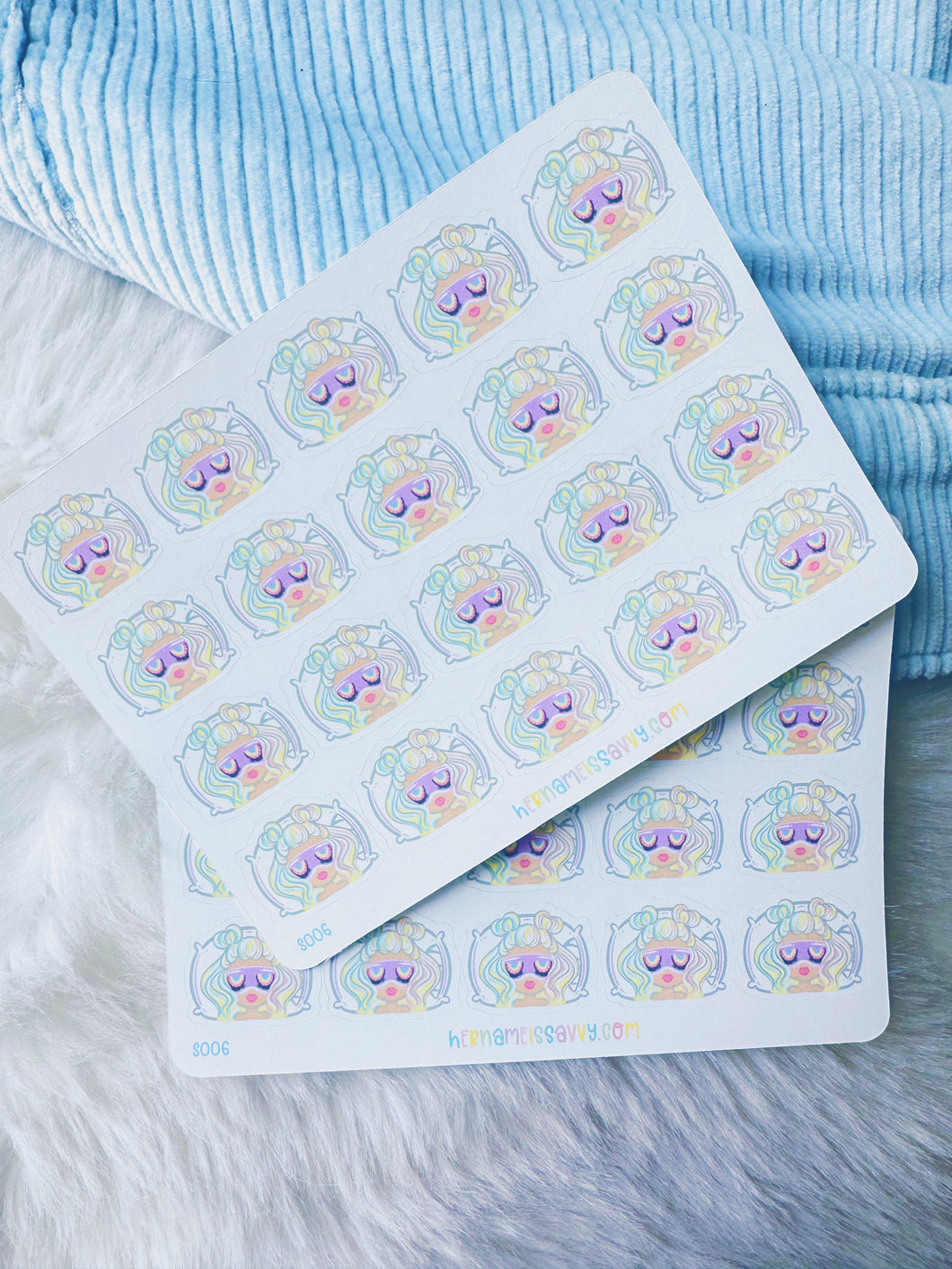 S006 - Sleeping Sticker Sheet