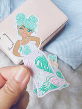 Load image into Gallery viewer, Monstera Dress Dollie Sticker

