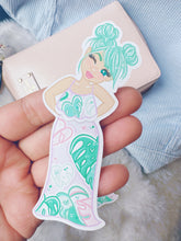 Load image into Gallery viewer, Monstera Dress Dollie Sticker
