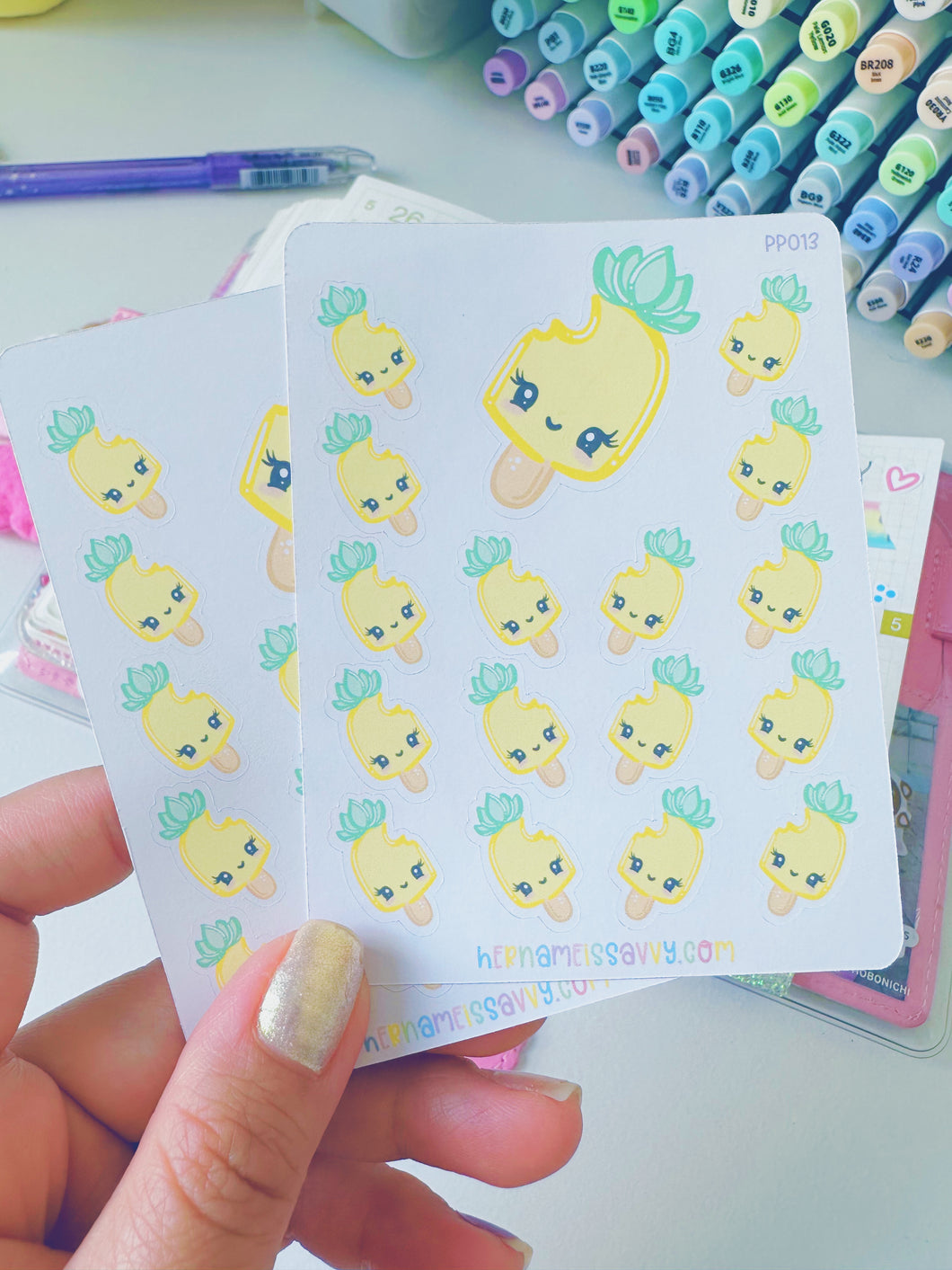 PP013 - Popsicle Pihaaloha Sticker Sheet