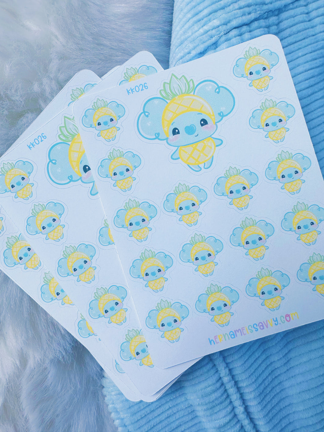 KK026 - Pineapple Kohei Sticker Sheet