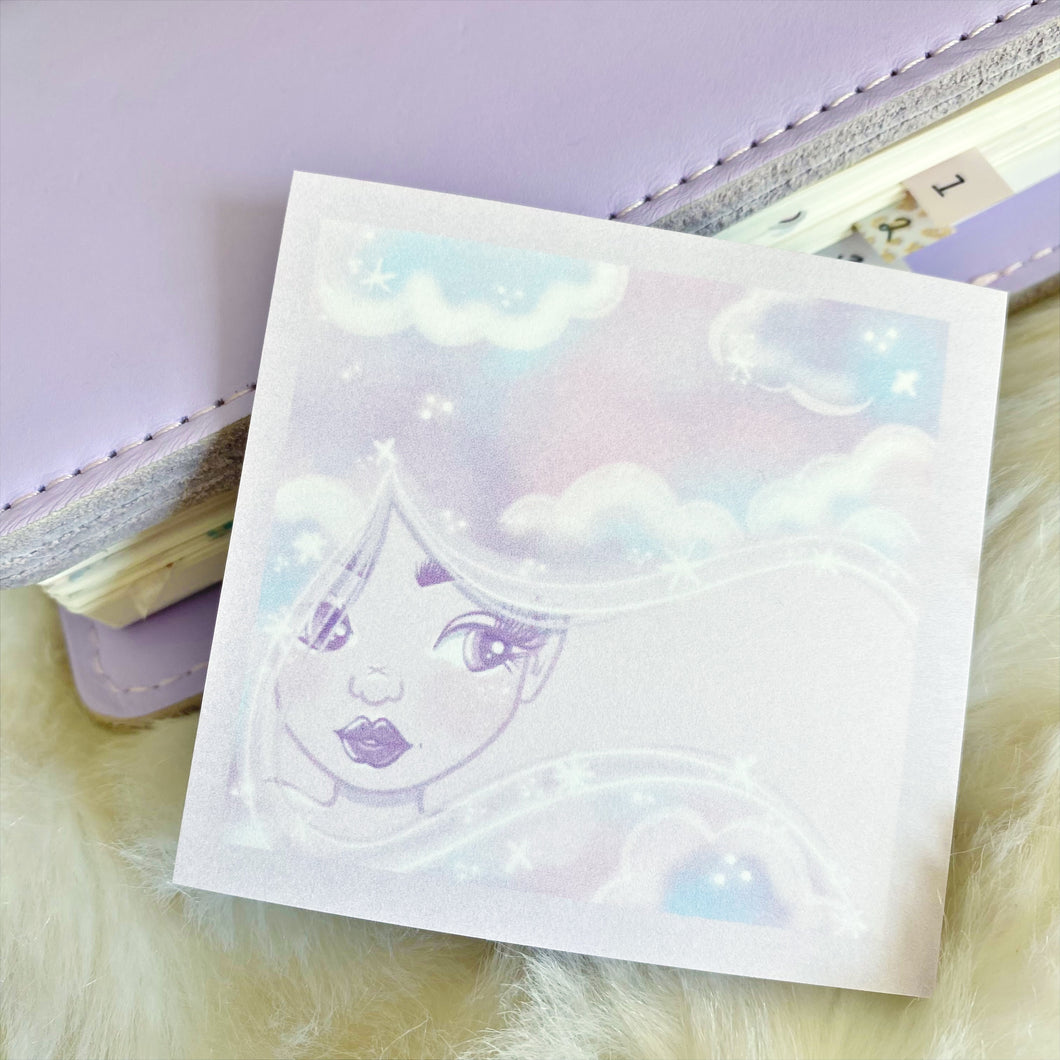 Dream Big Girly Sticky Notepad - 25 Sheets