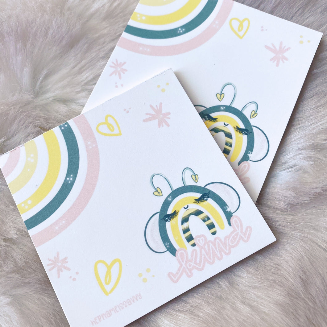 Bee Kind Memo Pad - 20 Sheets