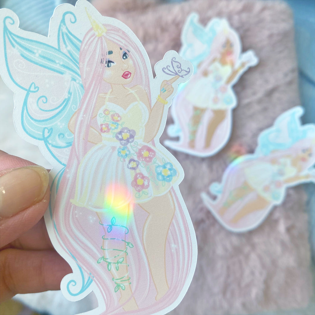 Unicorn Fairy Dollie Sticker