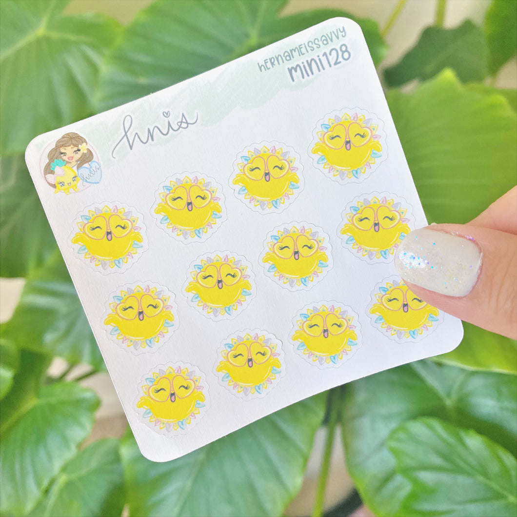 MINI128 - Cheerful Goldie Sticker Sheet