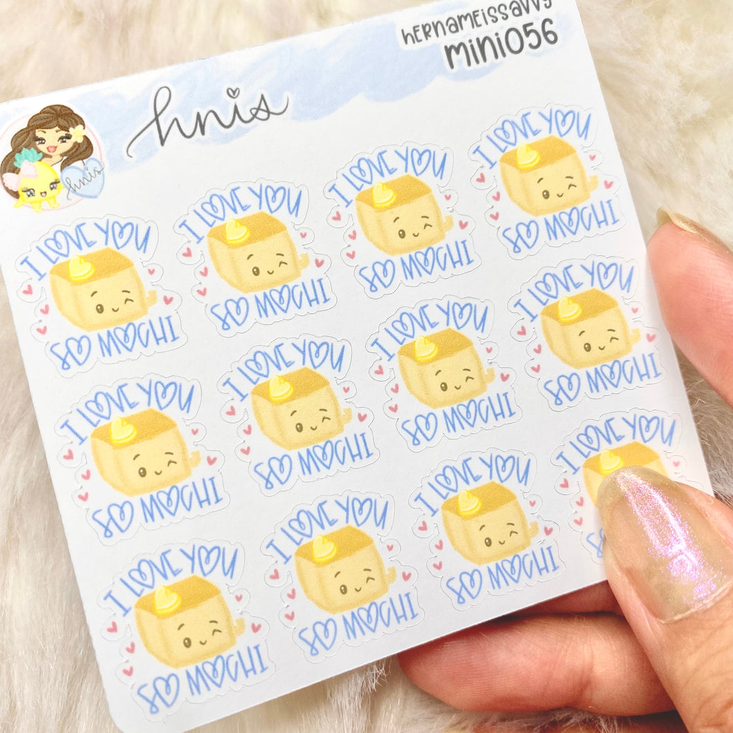 MINI056- Butter Mochi Sticker Sheet