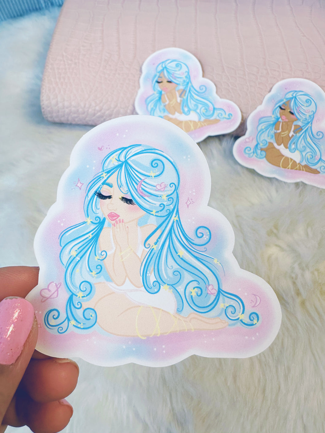 Focus On The Journey - Praying Dollie Sticker