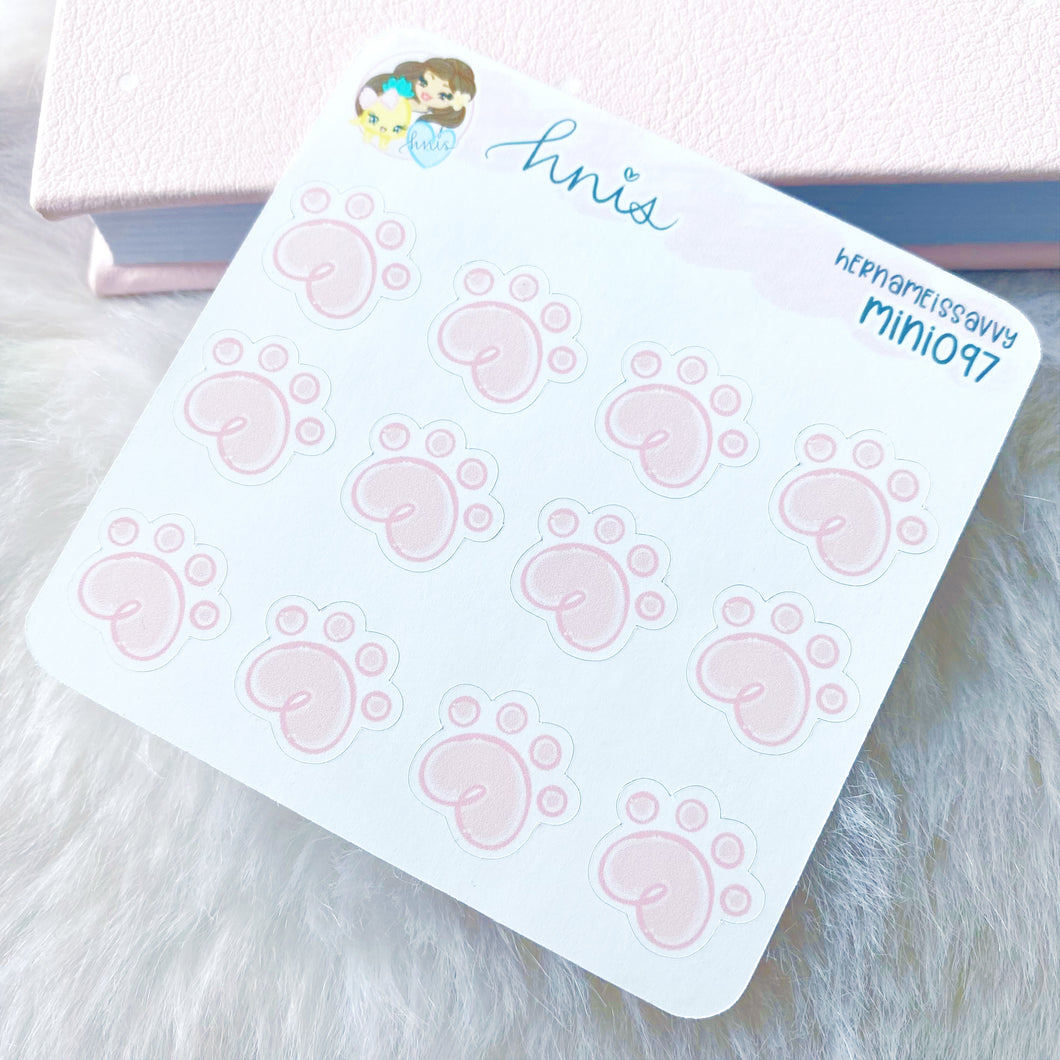 MINI097 - Puppy Paws Sticker Sheet