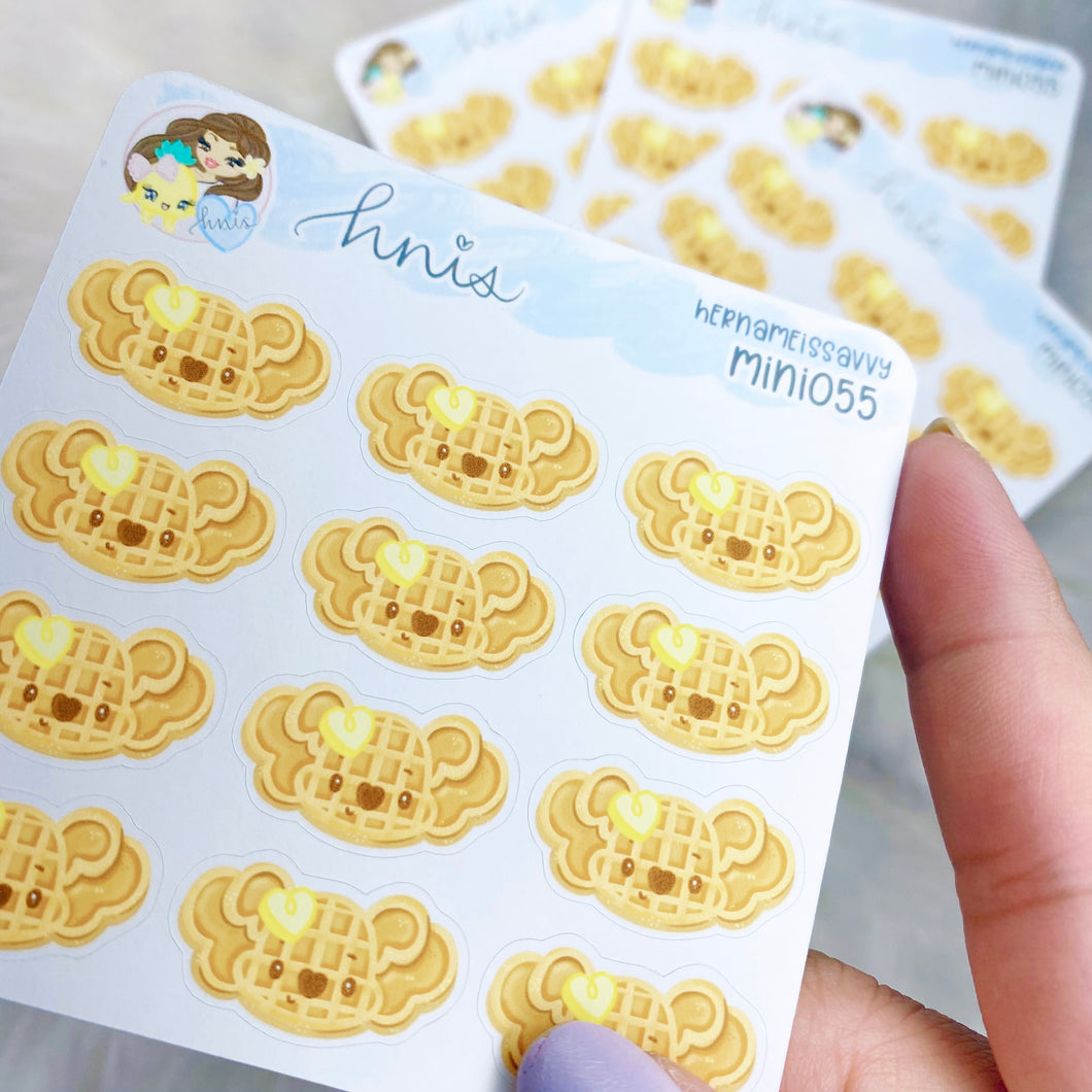 MINI055 - Kohei Waffle Sticker Sheet