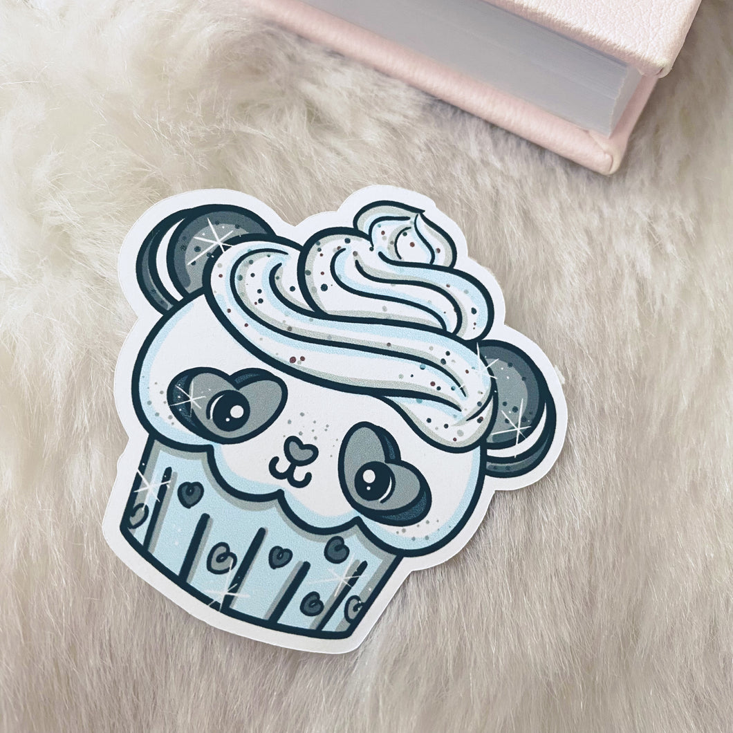Cookies & Cream Panda Cubcake Sticker
