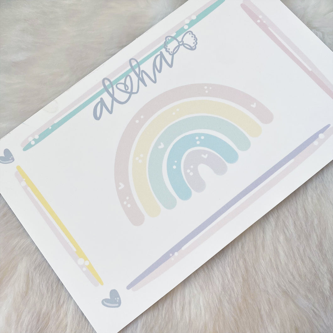 Aloha Plates Memo Pad - 20 Sheets