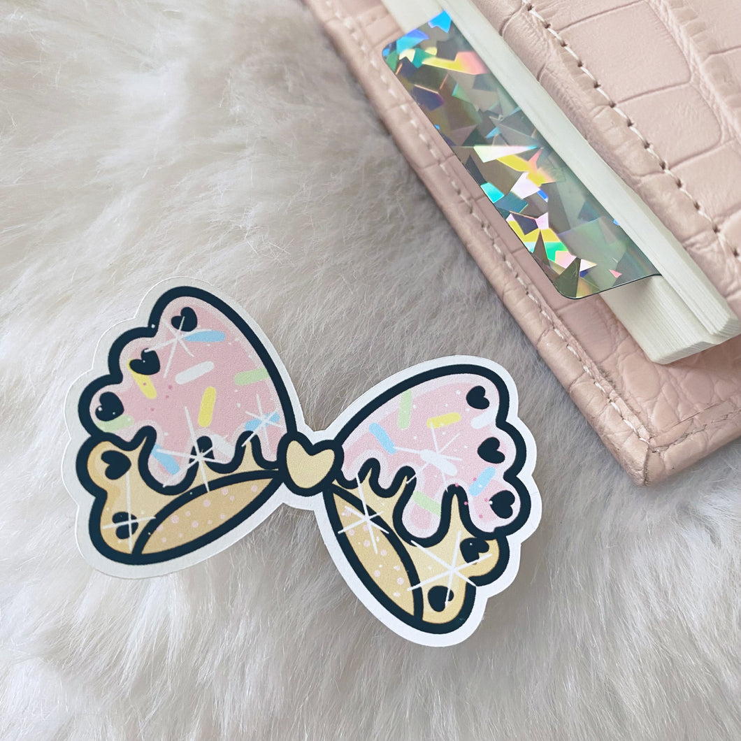 Frosted Sprinkles HNIS Bow Sticker