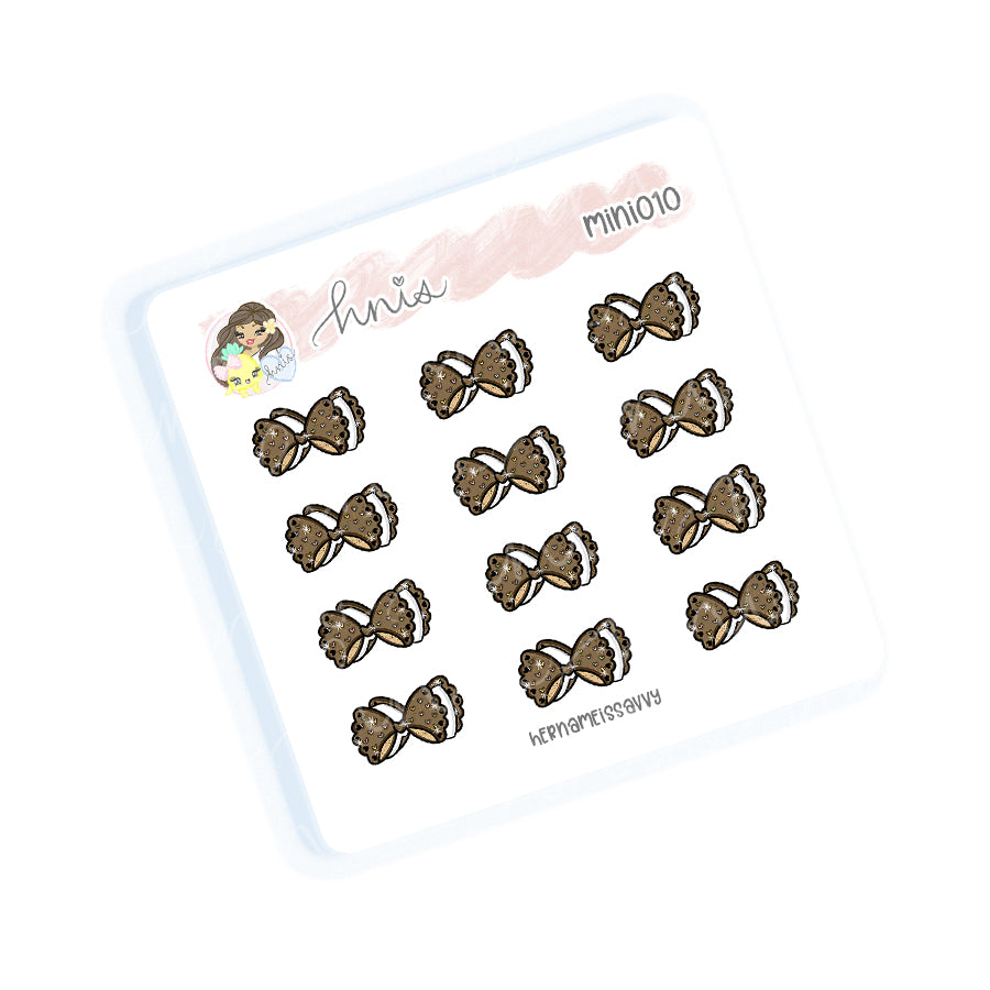 MINI010 - HNIS Icecream Bow Sticker Sheet
